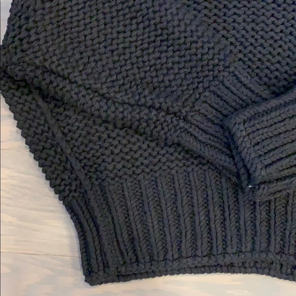 NWT Free People "My Only Sunshine" Black Sweater - Picture 5 of 8